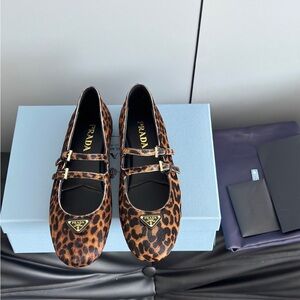 Prada Leopard Print Women's Shoes